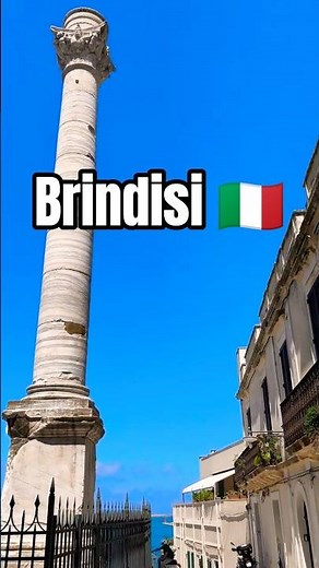 📍Brindisi, Roman Columns 🇮🇹 Italy 🇮🇹 #brindisi #italy #travel