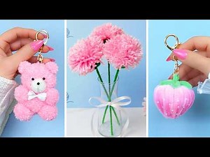 3 DIY Cute Craft Ideas! 🧸🍓🌸 Easy and Quick to Make! Adorable Gifts and Home Decor