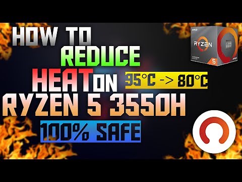 How To Reduce HEAT on Ryzen 5 3550H! (Fix Throttling & Overheating) - ASUS TUF FX505DD