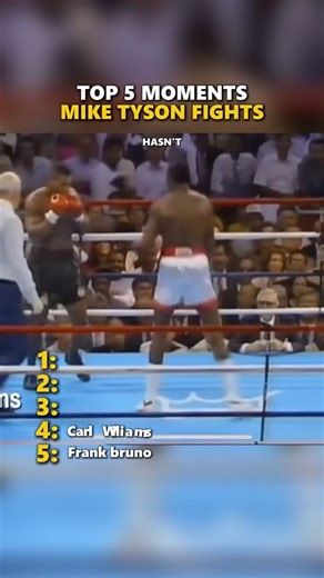 Top 5 Moments From Mike Tyson Fights | Slow Motion