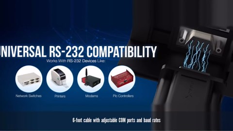 SABRENT USB 2.0 to Serial (9-Pin) DB-9 RS-232 Adapter Cable 6ft Cable [FTDI Chipset] (CB-FTDI)