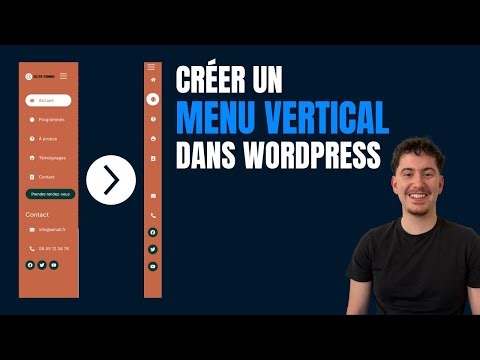 Comment créer un menu vertical dans WordPress (sans Elementor Pro)