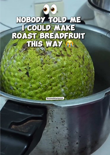 Roast Breadfruit in a Pressure Cooker — Jamaican Hack