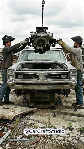 Pontiac GTO Full Mechanical Rebuild 🔥 #carrestoration #carcraftstudio #usacar
