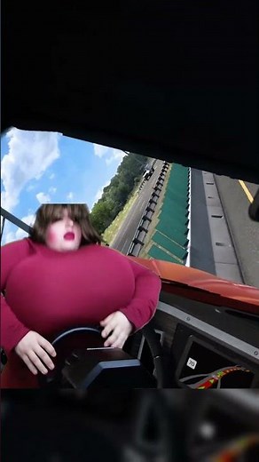 VALORIE BECOMES A TRUCKER.. #funny #gaming #twitch #meme #shorts #cars #ats #trucking #satire