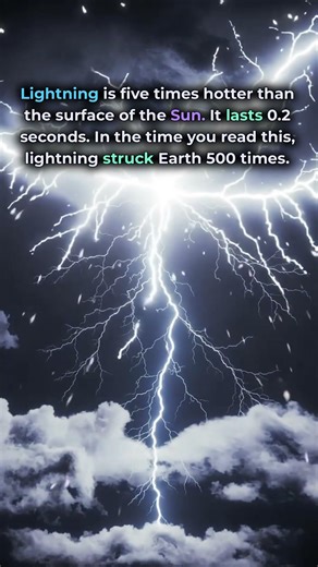 Lightning Outshines the Sun