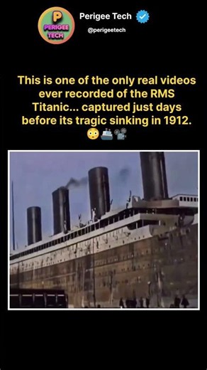 One of the Only Real Videos Ever Filmed of the RMS Titanic! 🚢📽️😳