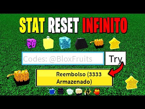 TODOS OS CÓDIGOS DE RESET STATUS DO BLOX FRUITS E COMO FAZER RESET INFINITO FRUTA DA BUDDHA GRATIS!