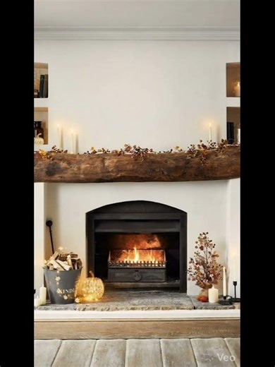 Relaxing Fireplace 🔥 Fire Sounds for Sleep