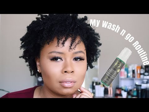WASH N GO ROUTINE| 4B|4C HAIR| SHINGLING| DESIGN ESSENTIALS CURL ENHANCING SMOOTHIE