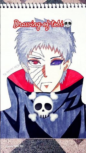 🔥drawing of tobi💀|#short