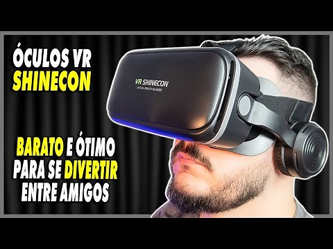 ÓCULOS DE REALIDADE VIRTUAL BARATO COMPENSA? UNBOXING E ANÁLISE ÓCULOS VR SHINECON