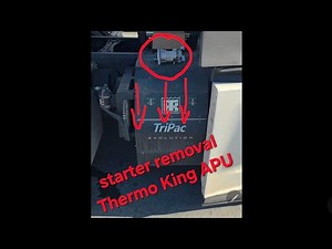 Thermo King APU starter removal