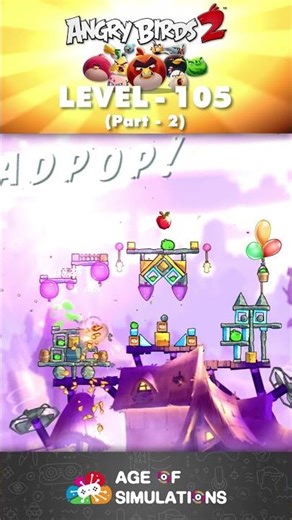 Angry Birds 2 - Levels 105 - (Part-2) (iOS, Android)