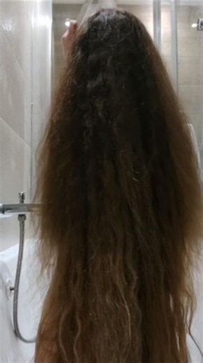 Washing My Super Long Hair – Full Care Process ✨️ Long Hair Washing