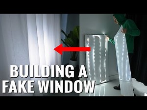 Building A Fake Window With Realistic Sun Light For Video Shoots
