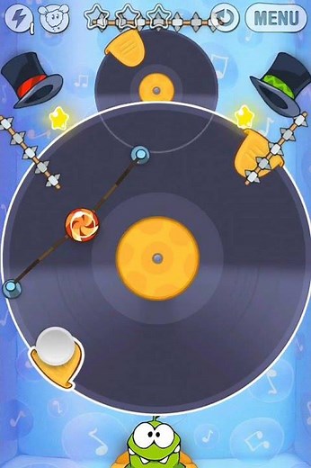 Cut the Rope DJ Box Level 24 Walkthrough