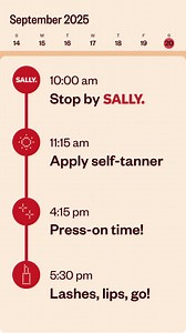 Your homecoming checklist starts here ➡️ glowing self-tanner, fresh nails, and hair that lasts all night. 💃 Make your prep easy and flawless with beauty must-haves from #SallyBeauty. Who’s ready to slay the big night? 💅✨👗 #HomecomingBeauty 🔗 Shop homecoming needs: https://spr.ly/6184fa2Mr | Sally Beauty