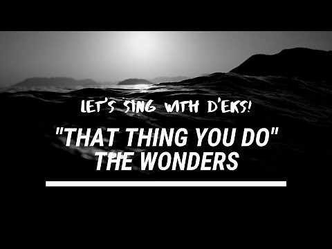 That Thing You Do! - The Wonders (Karaoke)