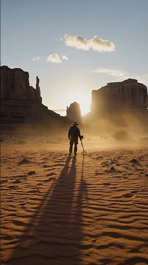 Metal Detecting in Arizona - Desert Monument #booktok #metaldetecting #treasurehunting