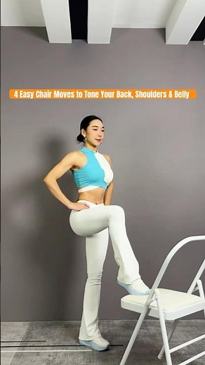 4 Easy Chair Moves That Help You Lose Belly Fat, Correct Posture, and Tone Upper Body