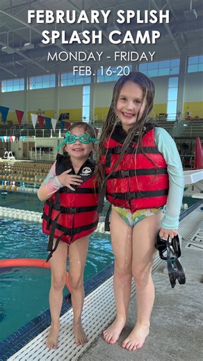 Make a splash this February at our Cherokee County Aquatic Center Splish Splash Camp! 📅 Feb 16–20 | Ages 5–12 https://crpa.theottoapp.com/public/org/439/item/2324 #playcherokee | Cherokee County Aquatic Center