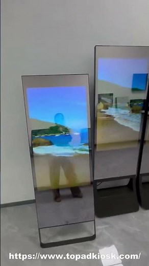 mirror display touch and non touch #mirror #lcd display #interactive