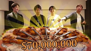 Playing 7 Stradivarius Violins (worth $70,000,000!) Nippon Violin Fumiaki | Twoset Violin