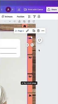 This is part 2 of creating a hyperlinked digital notebook in Canva.