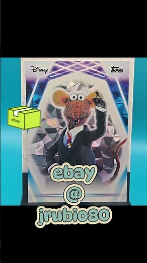 THE MUPPETS ARE BACK! ✨ Rizzo the Rat Diamante Hit | 2026 Topps Disney Neon