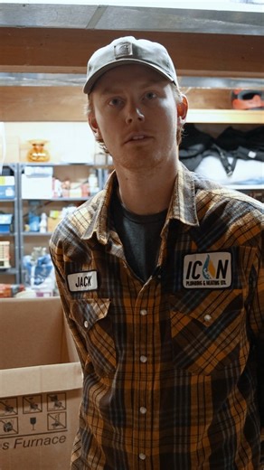 Jack and the team were on the job assisting with a furnace upgrade! The old furnace was a beast from the 50's!! Heat Smarter, Not Harder — A furnace retrofit is the affordable way to save energy and stay warm all winter #hvac #plumbing #service #homeservice #homeimprovement | ICON Plumbing & Heating Ltd.