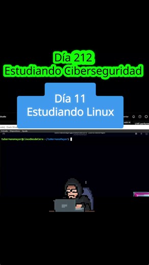 Día 212 estudiando Ciberseguridad / Día 11 estudiando Linux. Continuamos con la ruta de