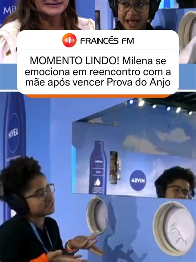 A tarde desta sexta-feira (10) foi marcada por um momento especial no BBB 26. Após vencer a Prova do Anjo, Milena garantiu a imunidade e ainda recebeu como prêmio um reencontro emocionante com sua mãe, Neide, na área externa da casa mais vigiada do Brasil. Ao se aproximar da mãe, a sister se preparou para o contato físico e abriu os braços para recebê-la. “Oi, mãe! Me dá as mãos, minha filha. Cadê os anéis? Tu tá no Rio, mulher?”, brincou Milena. Emocionada, ela continuou: “Eu tô muito bem. Não 