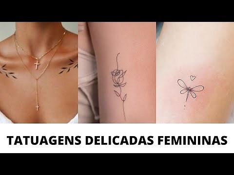 DELICATE FEMININE TATTOOS: Check out more than 50 delicate tattoos to fall in love with!