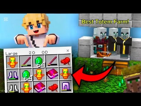 🔥 I Built the ULTIMATE Totem Farm in Minecraft
