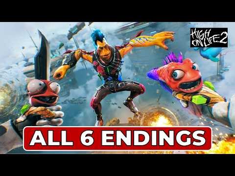 High on Life 2: All Endings (4 Courtroom Endings + 2 Secret Endings)
