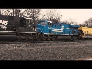 Norfolk Southern Heritage Units: #8098 "Conrail" | Bristow, VA