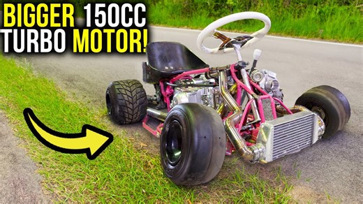 150cc turbo go kart build