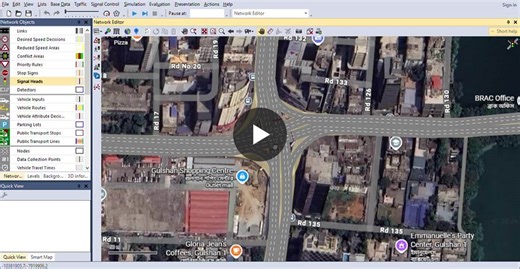 I recently completed my first traffic simulation project, where I modeled the Gulshan-1 intersection in Dhaka. This intersection connects four major traffic approaches: Mohakhali → Badda, Police… | Nayeem Ahmed Shuvo
