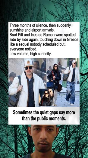 Brad Pitt and Ines de Ramon Reappear Together in Greece