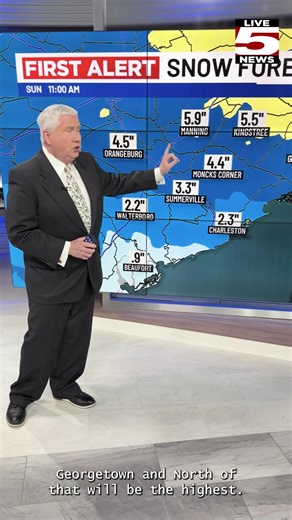 The First Alert Weather Team is tracking snow and EXTREME cold in the Lowcountry over the weekend. Make sure you're getting instant updates on the First Alert Weather app: https://ul.ink/21ABYC | Live 5 News