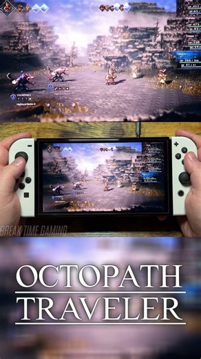 Octopath Traveler Nintendo Switch OLED Gameplay