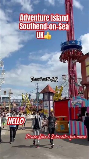 Adventure Island - Southend-on-Sea- Part3 #shorts #travel #travelvlog #london #uk #tour #holidays