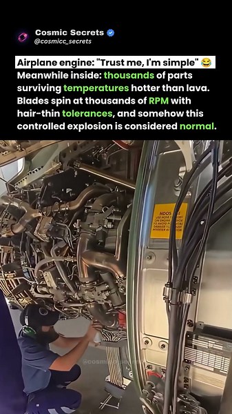 Inside A Jet Engine, Physics Is Barely Holding On 😳✈️ #short #viral #trending #viralvideo