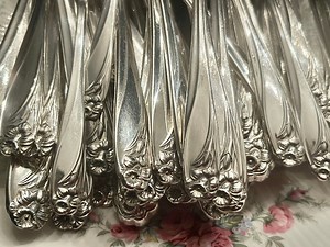 Vintage 1847 Rogers Bros Silver Plated “daffodil” - Custom Silverware Sets for 12 Persons - Etsy