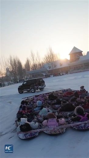 30K views · 485 reactions | A snow tubing drift attraction at Volga Manor in Harbin is drawing visitors eager to experience fast-paced turns and winter excitement. The activity has added a lively option to the city's growing range of ice-and-snow tourism experiences. | China Xinhua News | Facebook