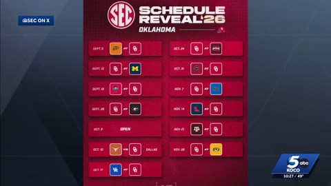 SEC releases 2026 OU football regular season schedule. Who will they play and when?