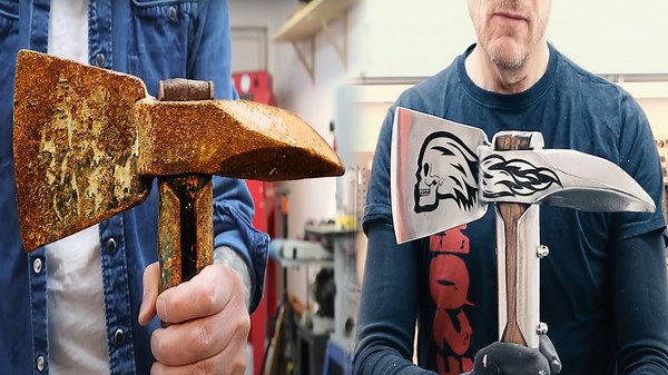 Rebuilding of This Magnificent Firefighter Axe