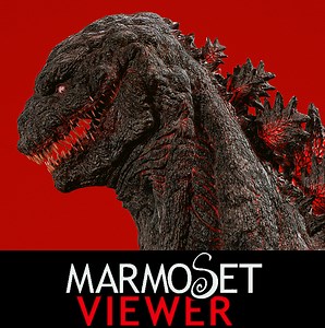 Shin Godzilla FanArt - Marmoset Viewer
