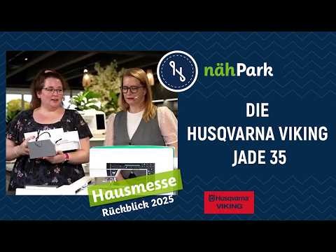 The Husqvarna Viking Jade 35 sewing and embroidery machine